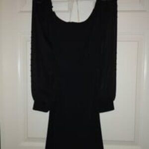 Doll size 1x black dress